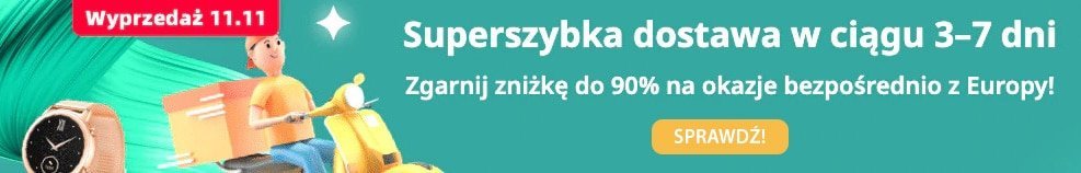 Aliexpress Wyprzedaż 11.11 globalny festiwal zakupów