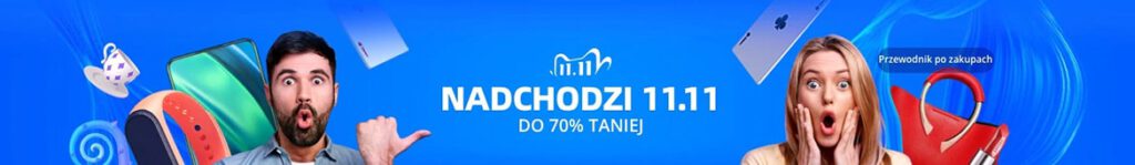 Aliexpress Wyprzedaż 11.11 globalny festiwal zakupów