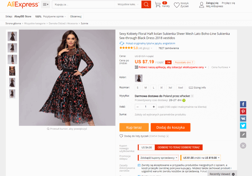 jak zamawiać na aliexpress