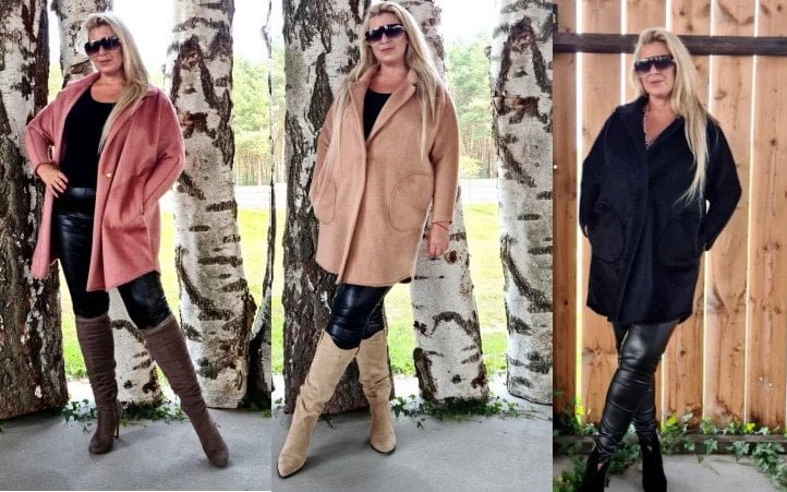 płaszcz plus size