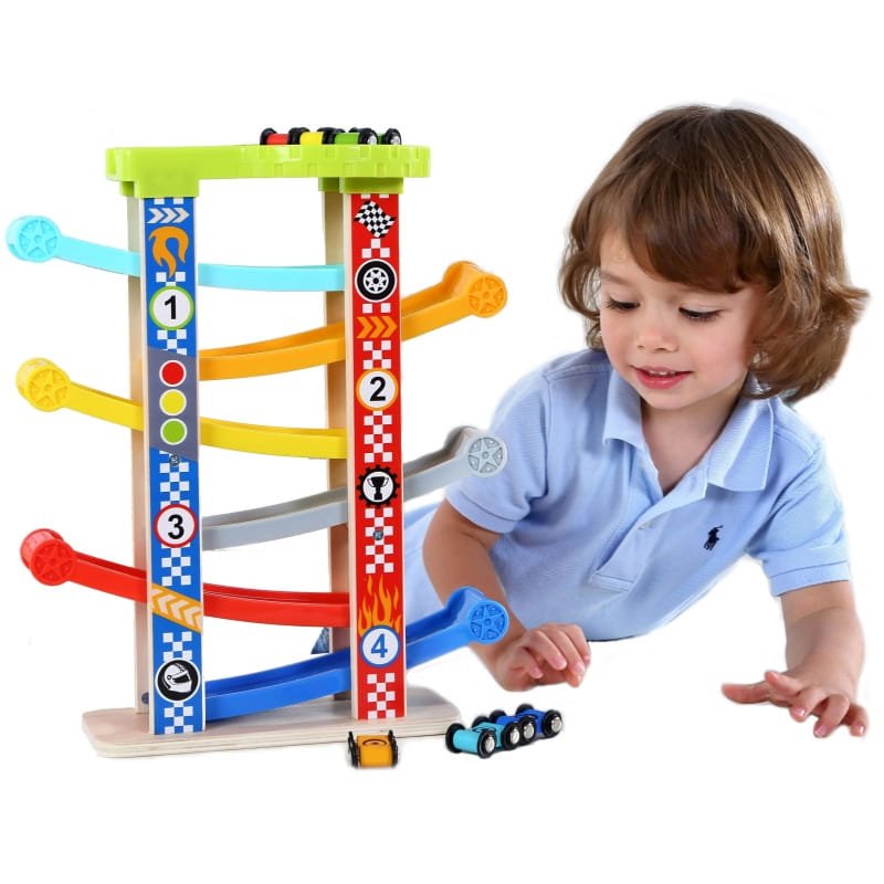TOOKY TOY KOLOROWA ZJEŻDŻALNIA TOR DLA SAMOCHODÓW