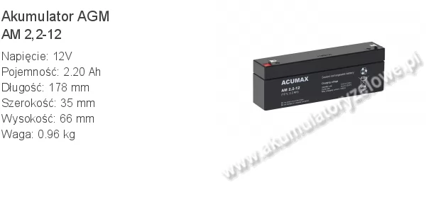 Akumulatory Acumax do zasilania awaryjnego