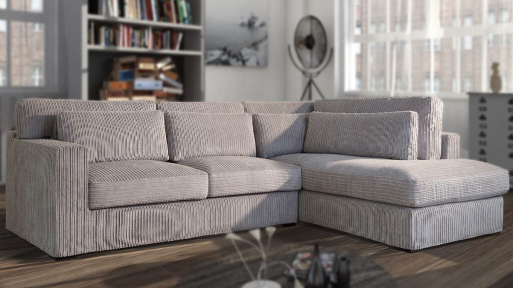 Jak dbać o sztruksowe meble tapicerowane narożnik sztruksowy