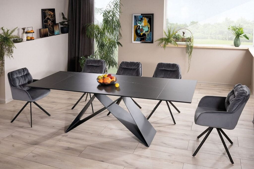 Stoły designerskie krzesła tapicerowane