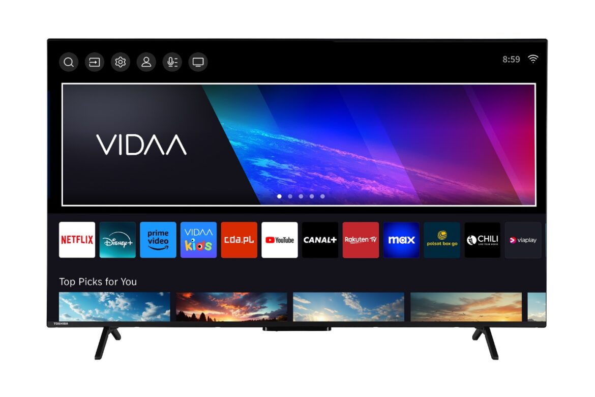 Max możliwości dzięki VIDAA Smart TV na telewizorach Toshiba oraz JVC