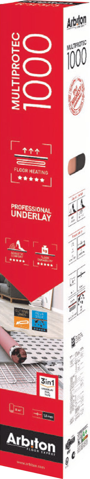 Podkład Multiprotec 1000 3w1 - doskonały do każdej przestrzeni